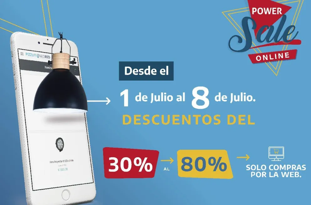 Pizzuti lanzó la cuarta edición del Power Sale con ofertas imperdibles
