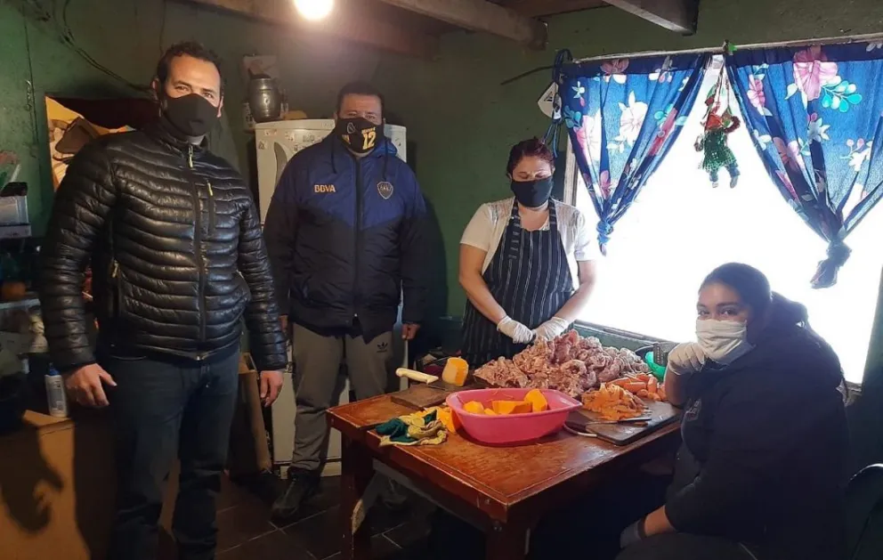 La solidaridad, a flor de piel en los barrios de Bariloche