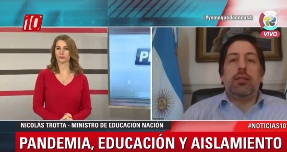 Trotta sobre el regreso a clases: “Las aulas van a ser distintas a las de marzo”