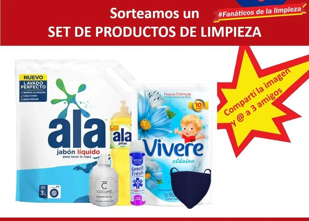 Participá de este sorteo y ganá con Super Clín