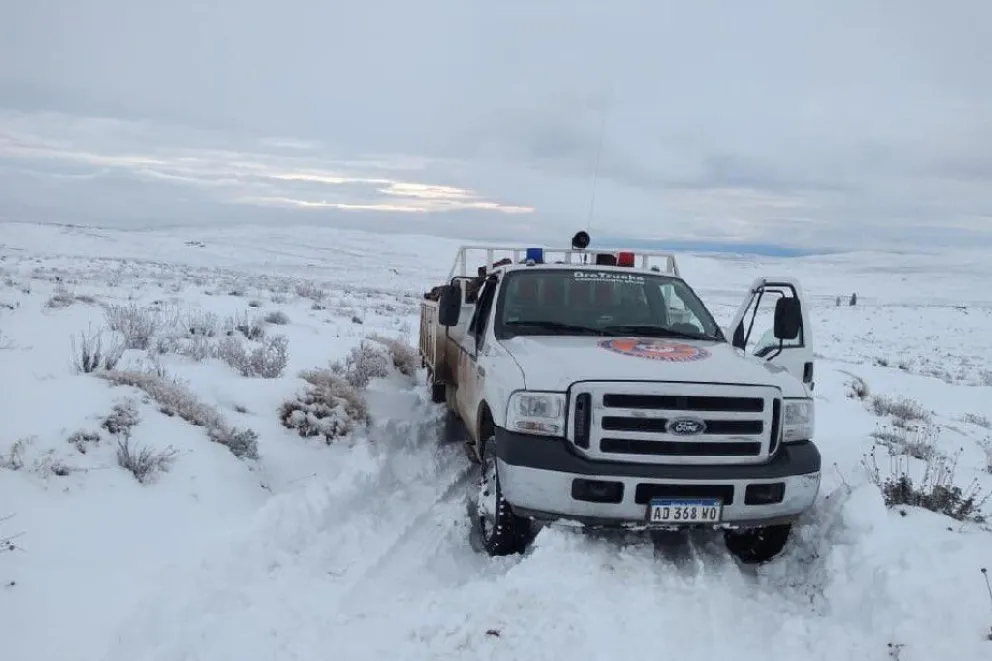 Provincia despliega más personal y equipamiento ante las intensas nevadas
