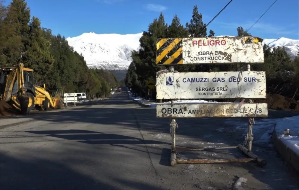 Avanzan las obras de red de gas en Villa Lago Gutiérrez