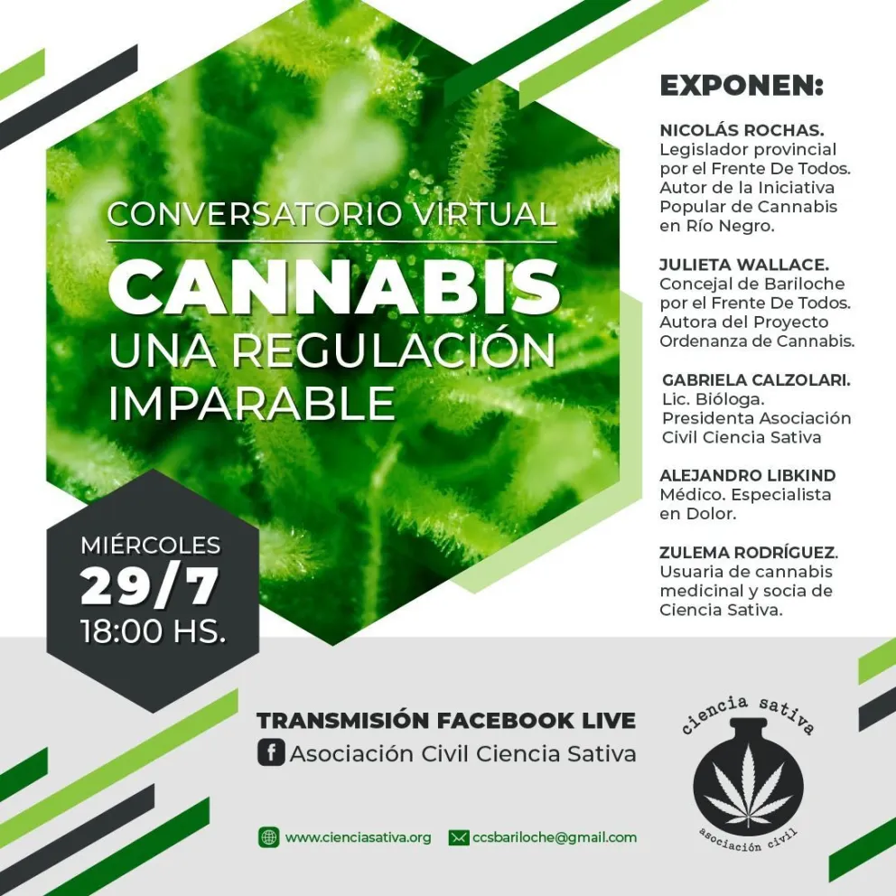 Presentan un proyecto para regularizar el cannabis medicinal en Bariloche