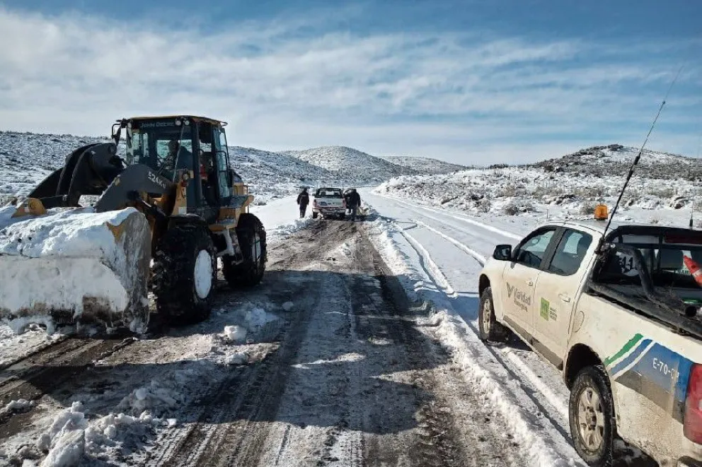 Más de 1.000 kilómetros de rutas están transitables gracias a la tarea de Vialidad Rionegrina