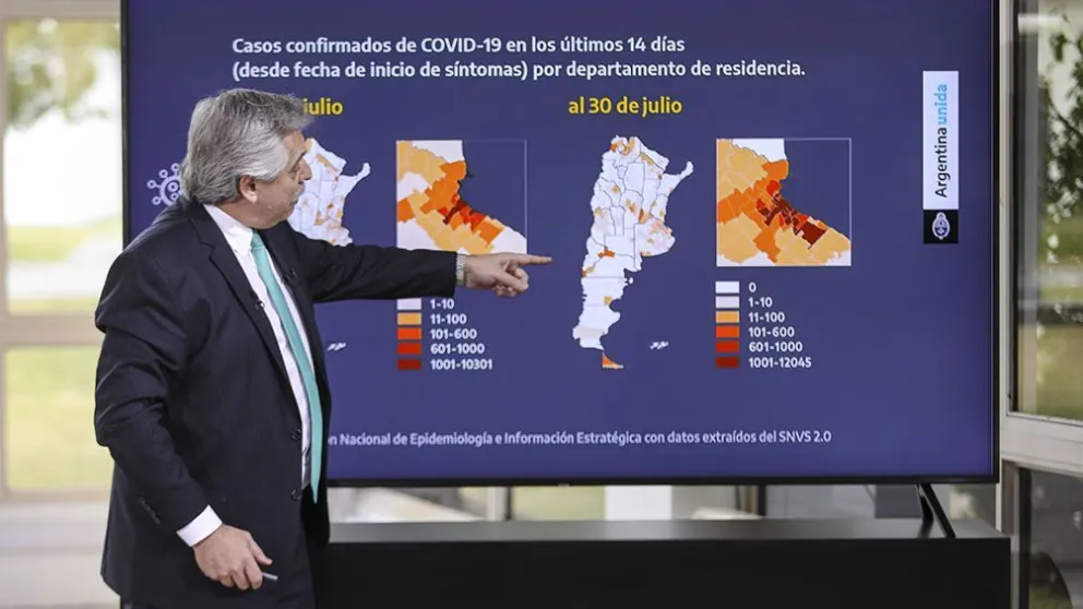 Alberto Fernández pidió "más cuidado" y extendió la cuarentena hasta el 16 de agosto