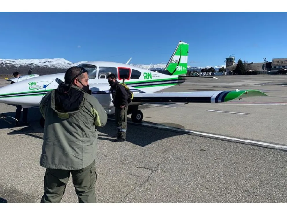Se realizó un relevamiento aéreo de las rutas afectadas por la nevada
