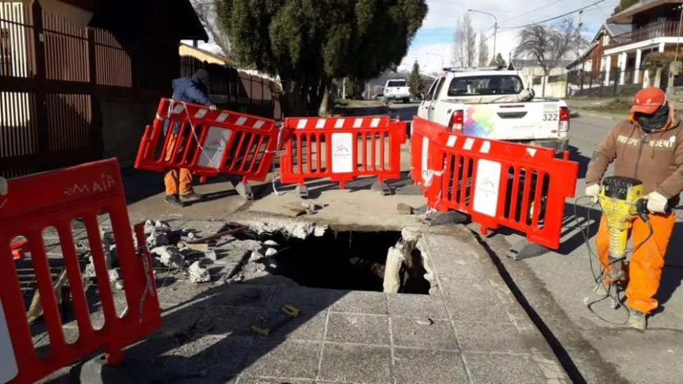 Avanzan las obras de bacheo en distintos puntos de la ciudad