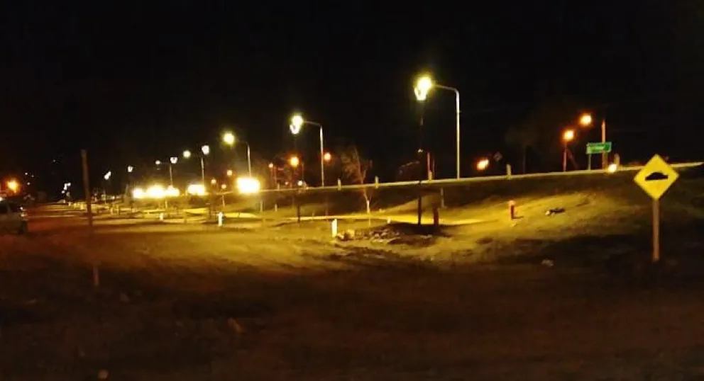 Se completó la iluminación del Paseo del Sur