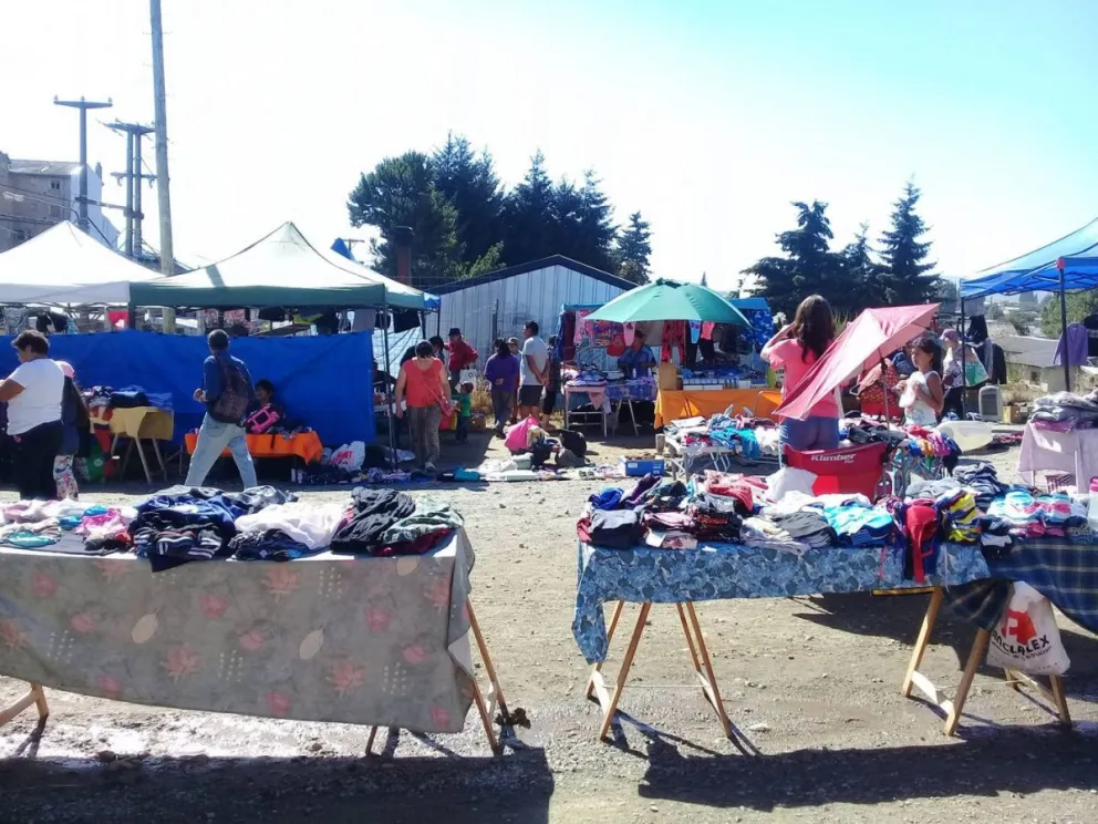 Feria peatonal Emaus, en febrero.