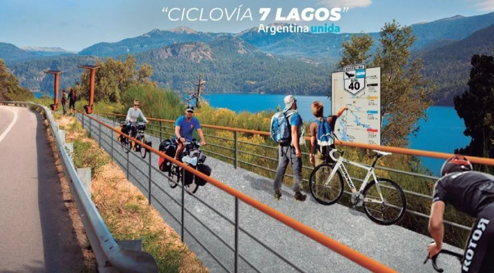 La Ciclovía de los 7 Lagos está incluida en el presupuesto 2021