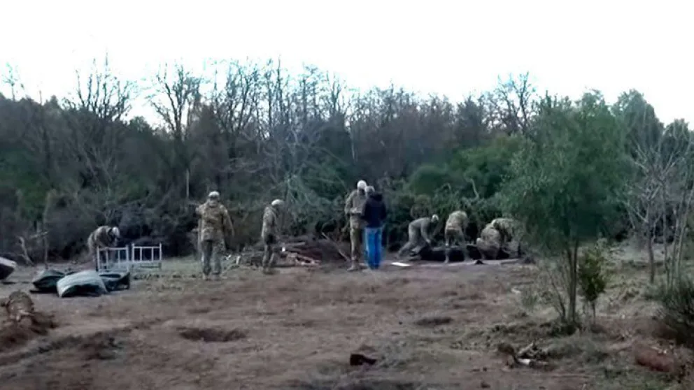 Repudio por la intervención del Ejército en una huerta comunitaria