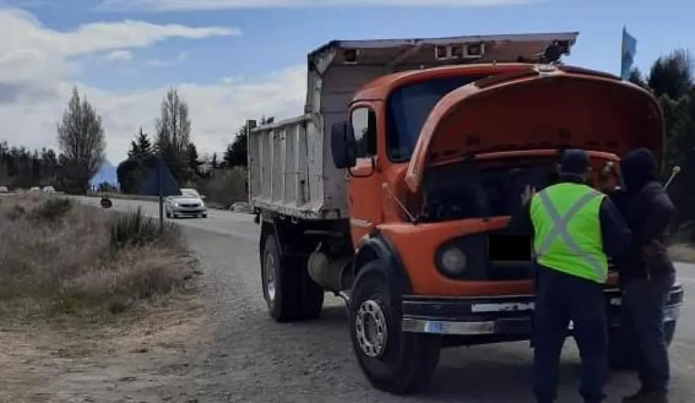 Secuestran un camión que tenía un motor robado