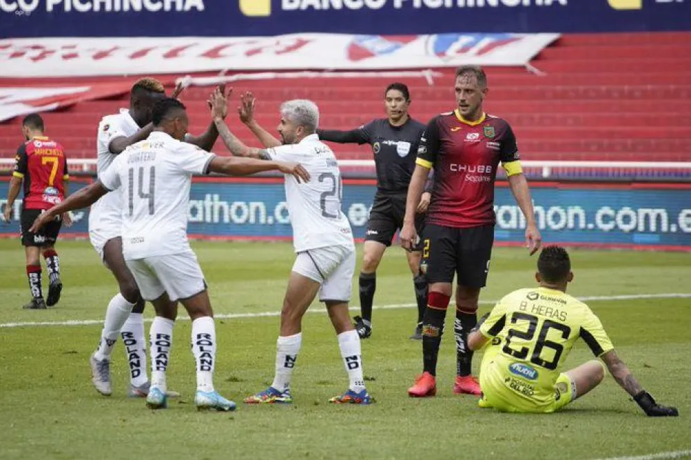 Liga de Quito fue muy superior y contundente.