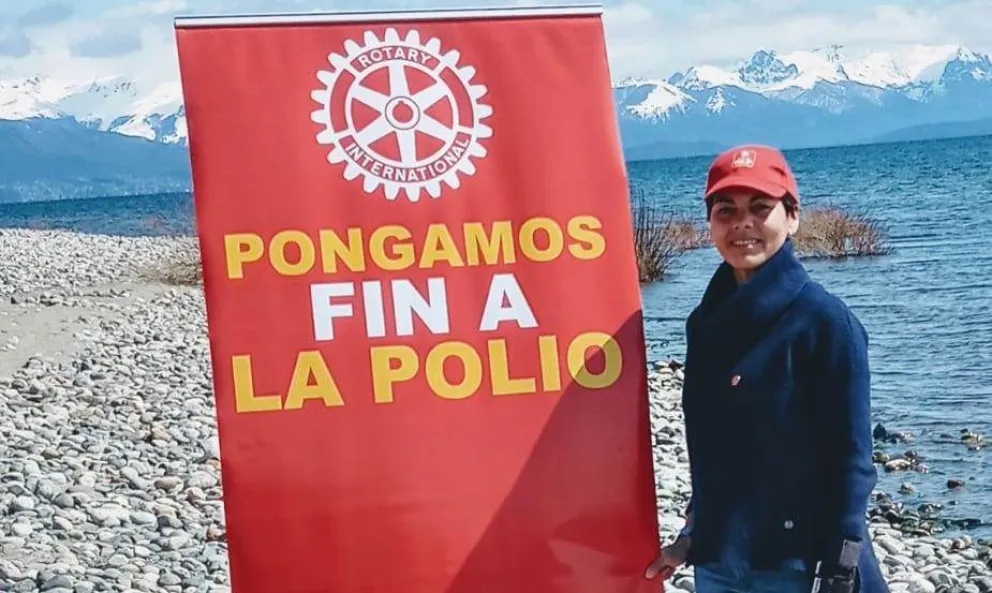 Bariloche se suma a la campaña internacional “Rotary contra la polio”