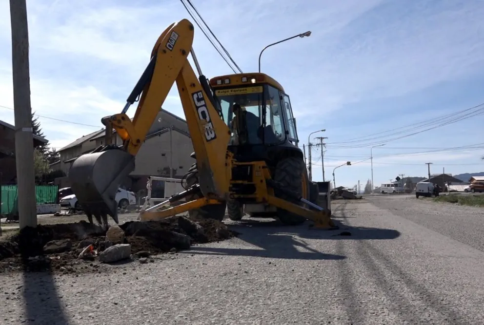 Comenzó la obra de pavimentación sobre calle Pablo Mange