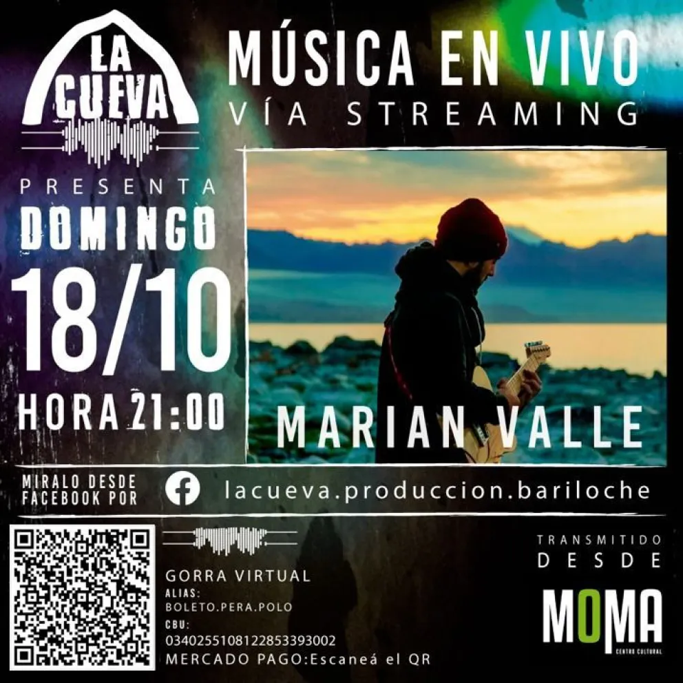 Marian Valle se presenta este domingo en el ciclo La Cueva