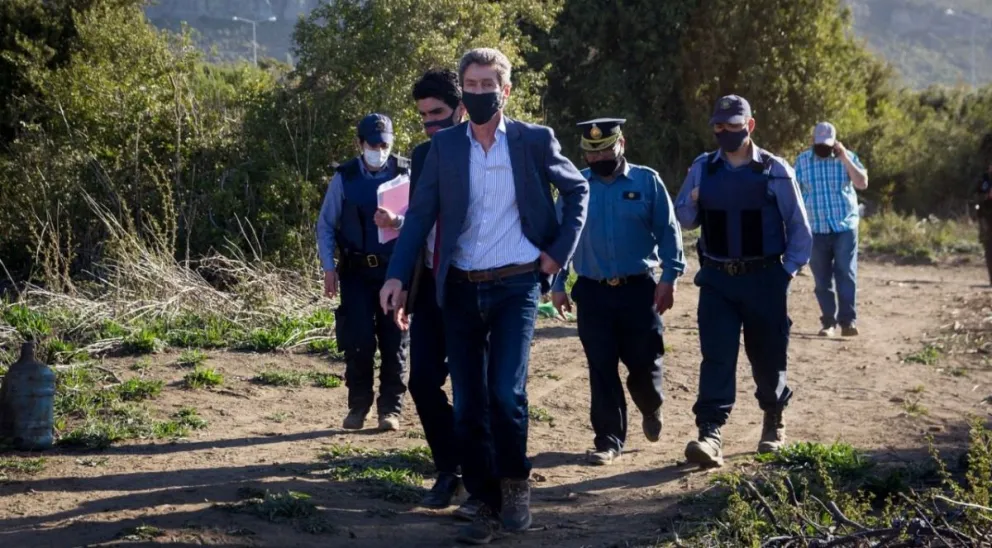 Se hicieron presentes el fiscal jefe Martín Lozada junto al fiscal Tomás Soto, fiscal adjunto Gerardo Miranda y el Comisario Inspector Walter Lucero.