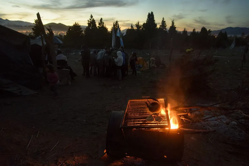 Los imputados presenciaron la audiencia desde el lugar a través de una videoconferencia.