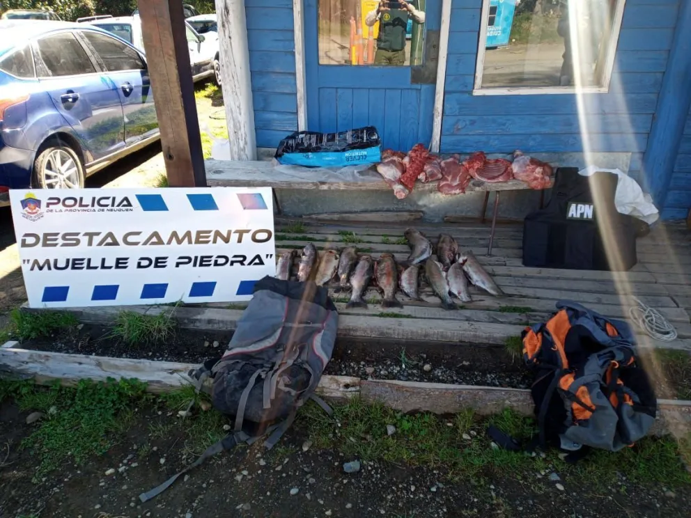 Pesca furtiva: Secuestraron una docena de truchas