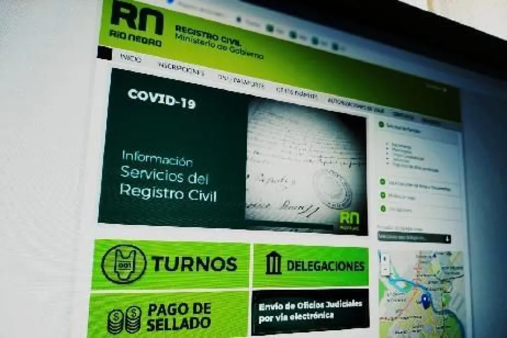 Registro Civil: una nueva ventanilla de pago electrónico