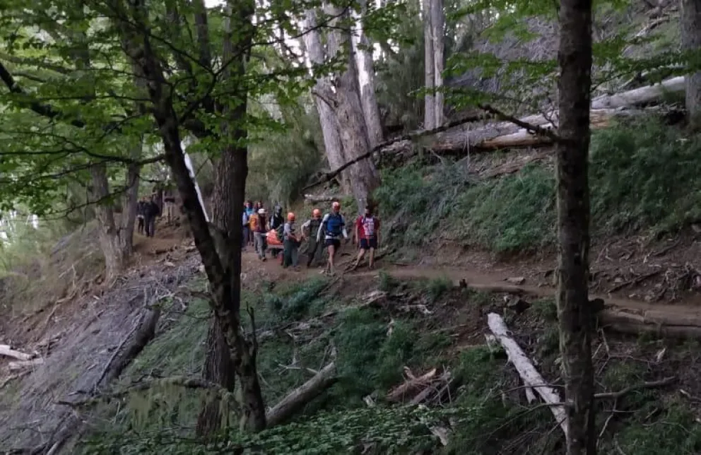 Un escalador cayó desde 7 metros y tuvo que ser evacuado