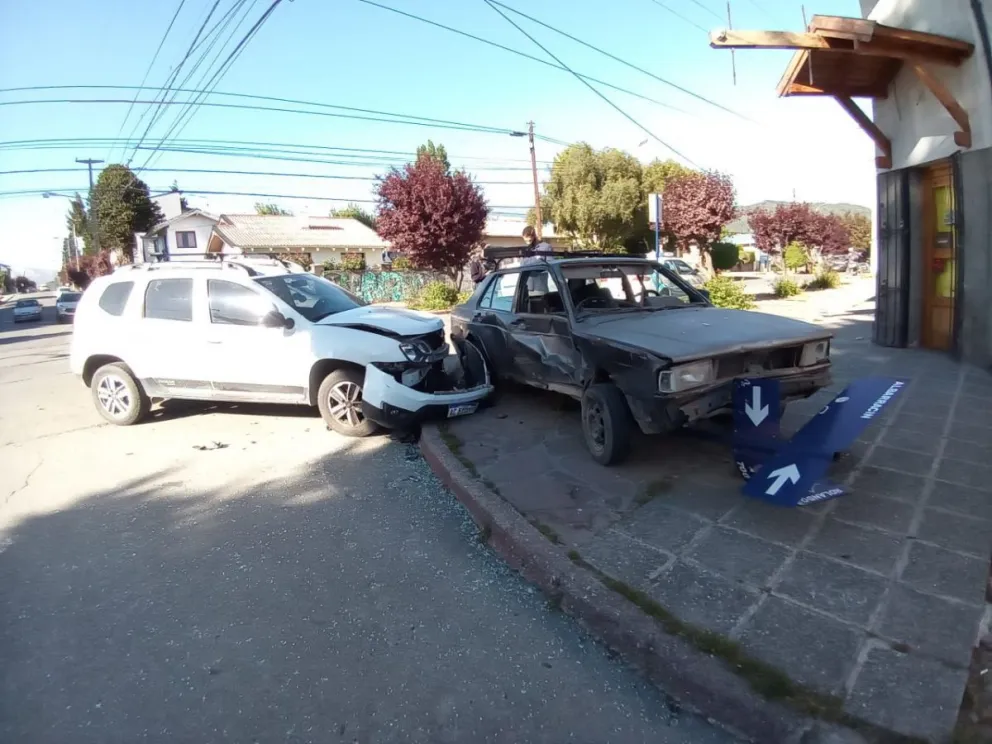 Fotos: Colisión en Rolando y Albarracín