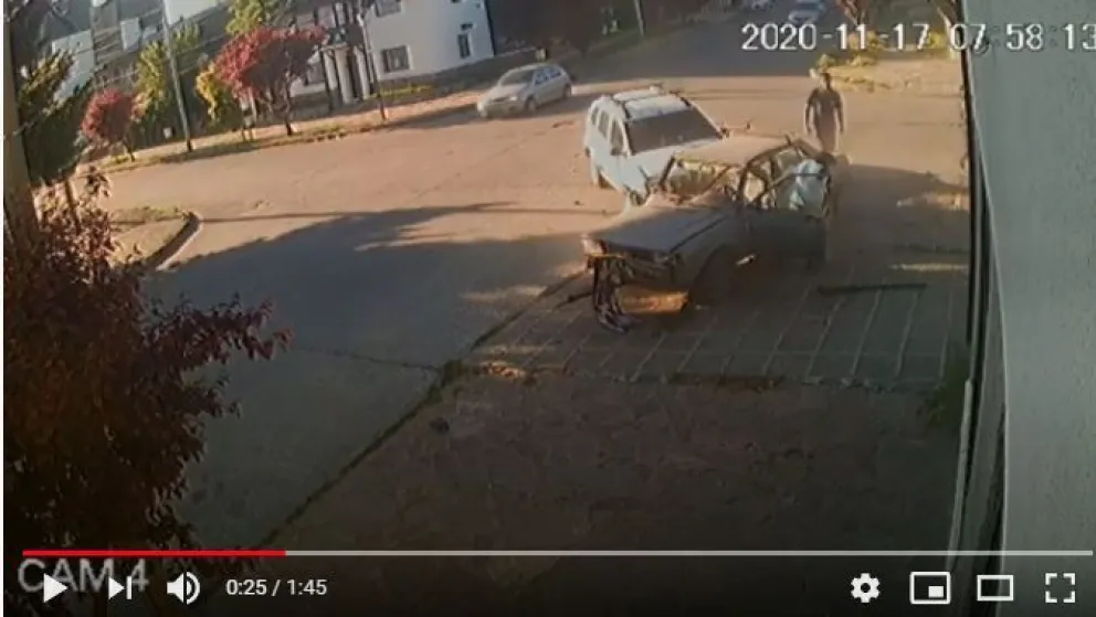 Video: Así fue el choque en zona céntrica