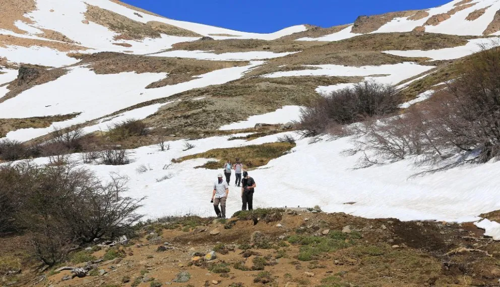 Técnicos especializados de Ingeniería Básica llegaron a Catedral para realizar un relevamiento de la montaña para el Masterplan