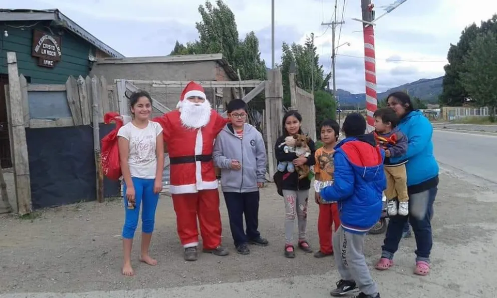 Papa Noel quiere llegar a la Línea Sur