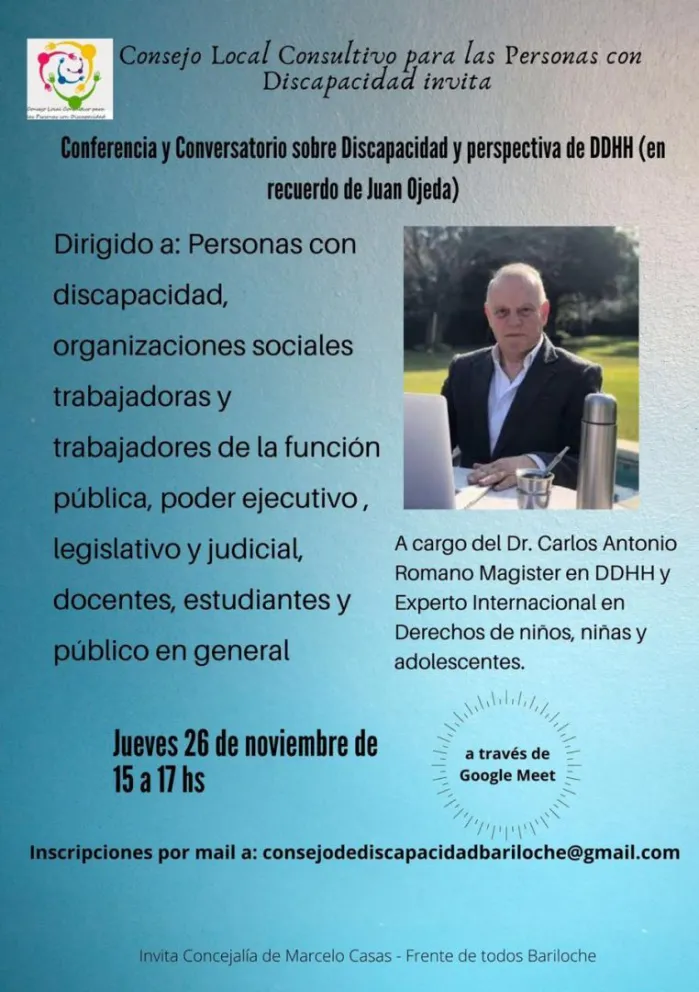 Conferencia y conversatorio sobre discapacidad y perspectiva de Derechos Humanos