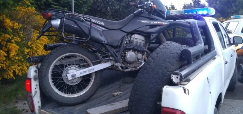Recuperaron una moto que había sido robada en Colonia Suiza