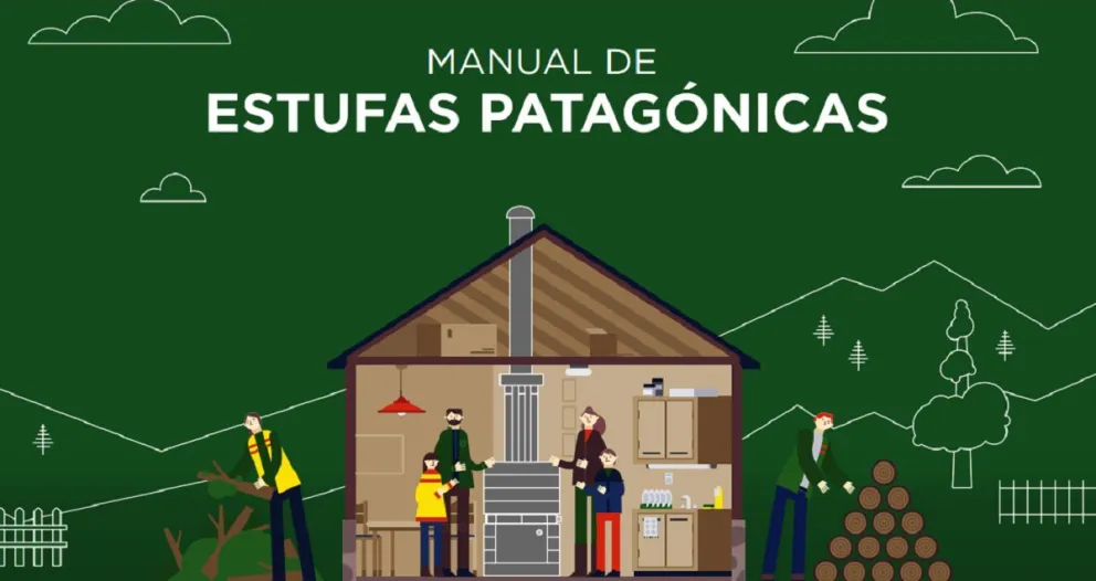 Lanzaron un manual especial de "estufas patagónicas"
