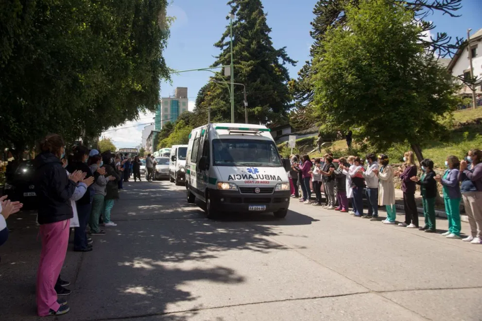 Burgos era enfermero y desde hace 30 trabajaba en salud. (Fotos: Marcelo Martínez)