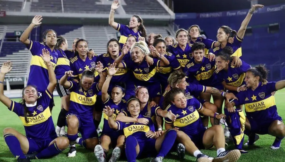 Miriam Mayorga y Boca golearon, festejaron y entraron en la historia