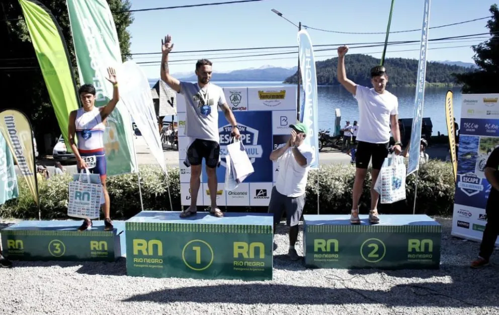 Zani, Iodice y Paz, el 3-1-2 de la general masculina.