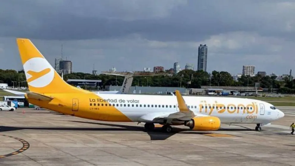 En plena temporada, Flybondi cancela todos sus vuelos por una falla técnica