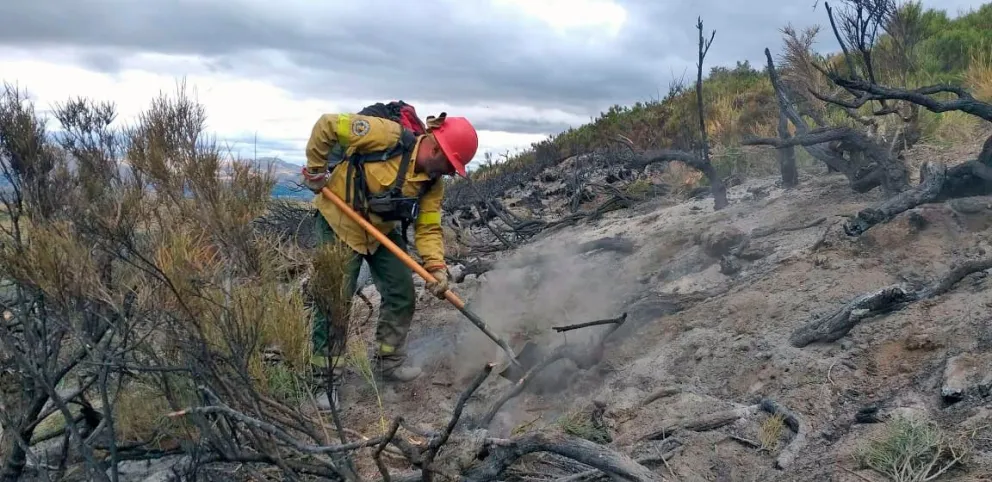 La zona noroeste del Parque Nacional fue la más afectada por la tormenta eléctrica. 