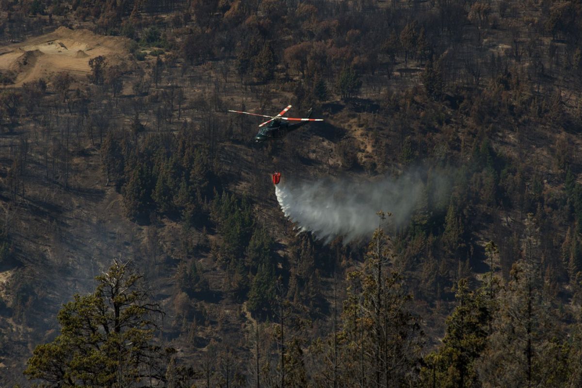 Lograron contener el incendio en Cuesta del Ternero