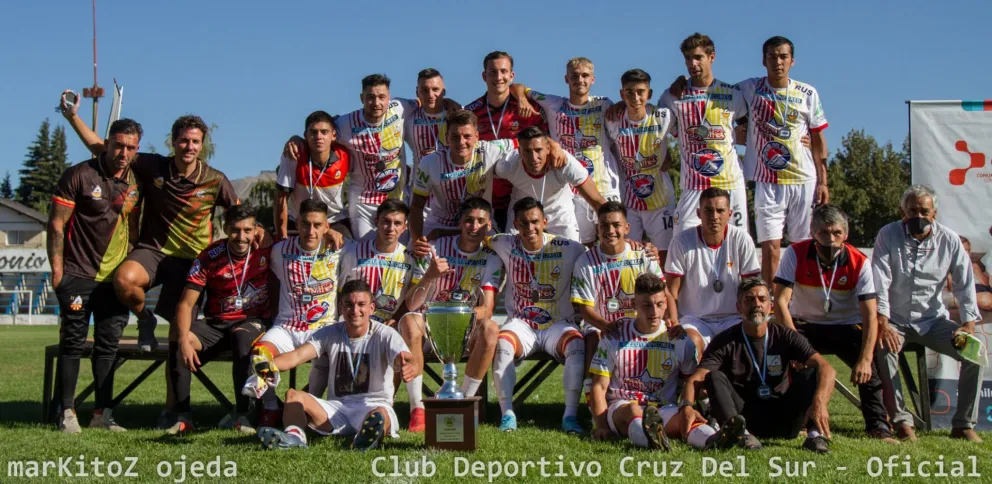 El festejo del "Cruzado". Uno más en Lifuba.