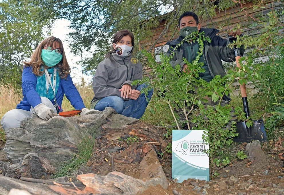 "Plantar memoria; sembrar futuro"
