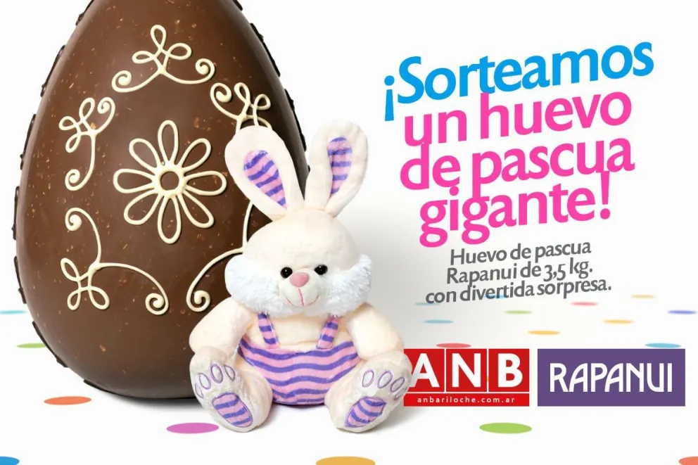 Celebrá Semana Santa con un huevo gigante de chocolate