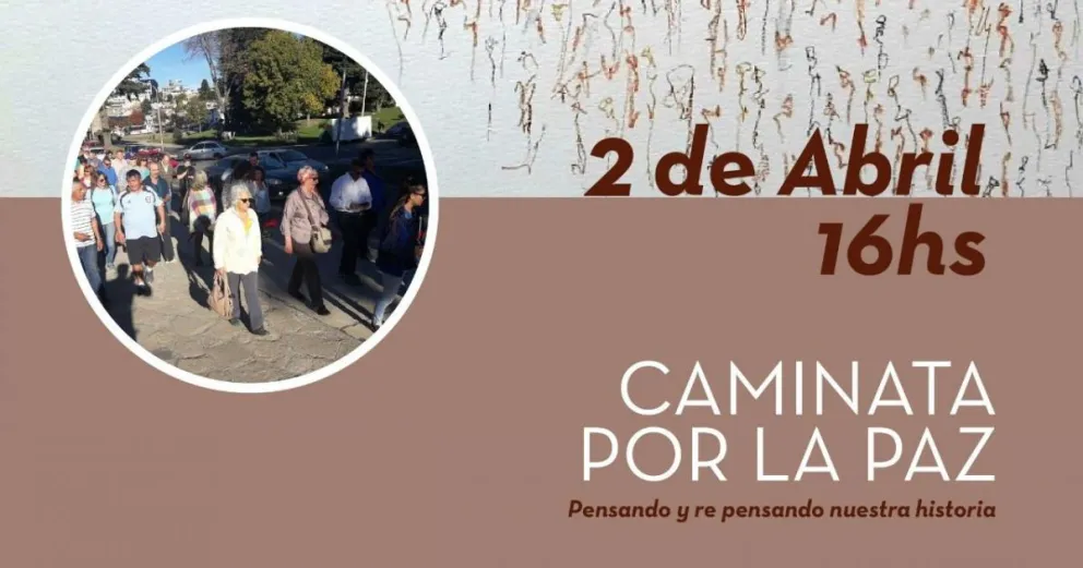 Realizan una Caminata por la Paz para pensar y repensar la guerra de Malvinas