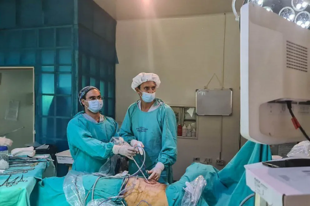 Realizaron otra cirugía de cáncer de pulmón en el hospital zonal