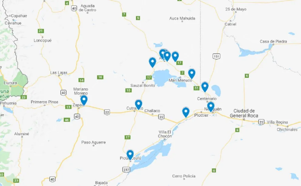 Cómo serán los cortes de ruta para el fin de semana: Mirá el mapa