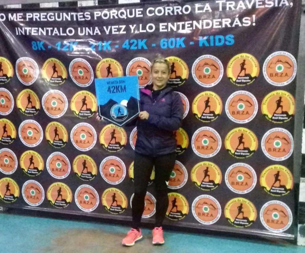 Ruth Oñate, la brillante ganadora de la general de los 42 kilómetros.
