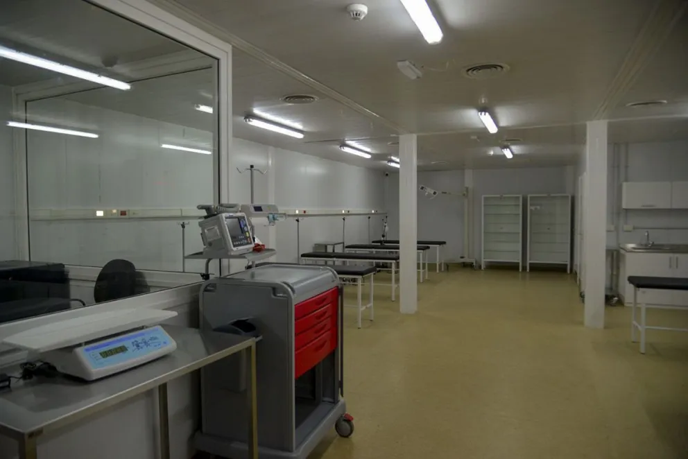 Covid-19: El hospital modular comenzará a funcionar como centro de testeo