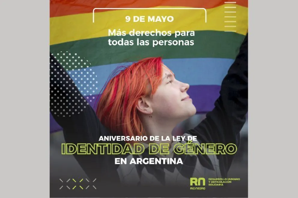 Río Negro conmemora un nuevo aniversario de la sanción de la Ley de Identidad de Género