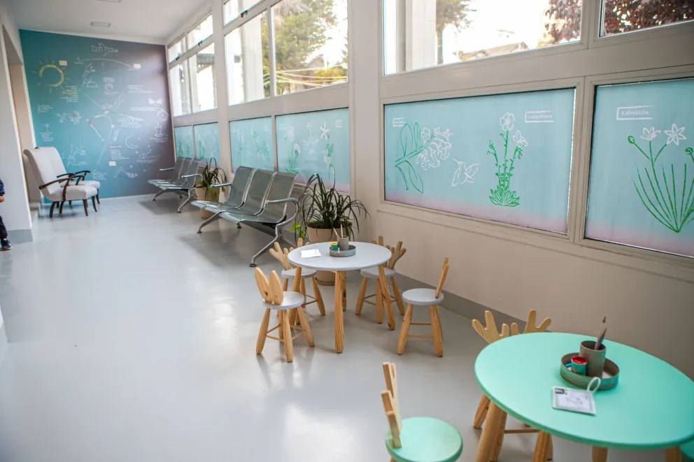 El hospital zonal tiene una nueva sala de espera de pediatría