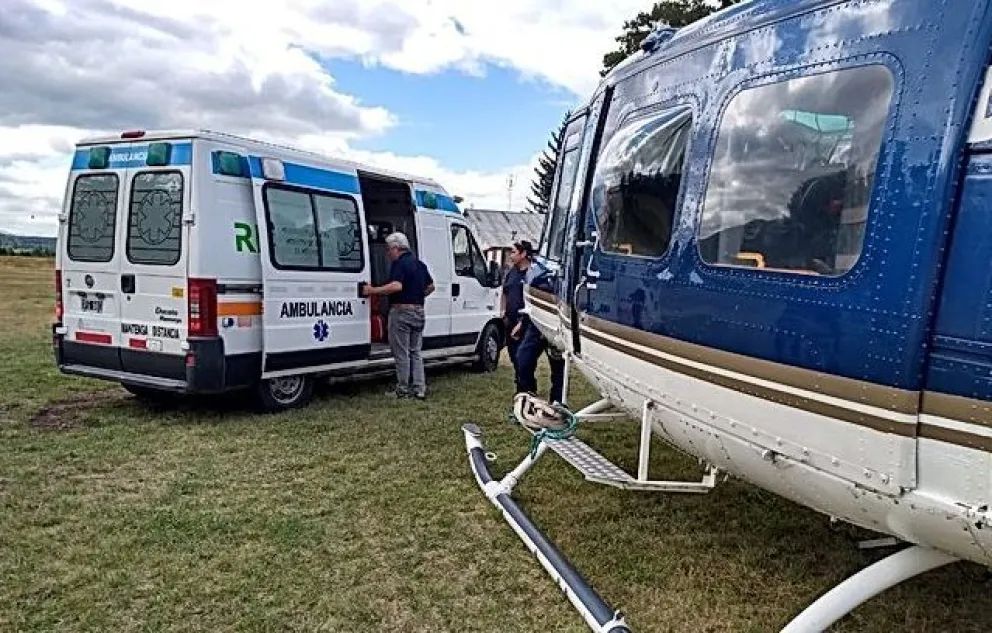 Rescataron a una mujer accidentada en el refugio Los Laguitos