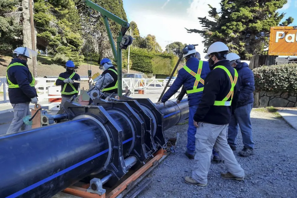 La obra del colector cloacal sobre Bustillo llevará 20 días más